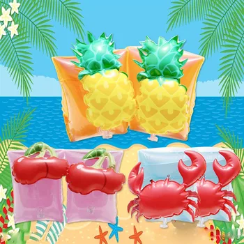 

1 Pair Cartoon Inflatable Swim Arm Bands Floatation Sleeves Rings Tube Floats Assisted Kids Children Swimming Pool Water Toys