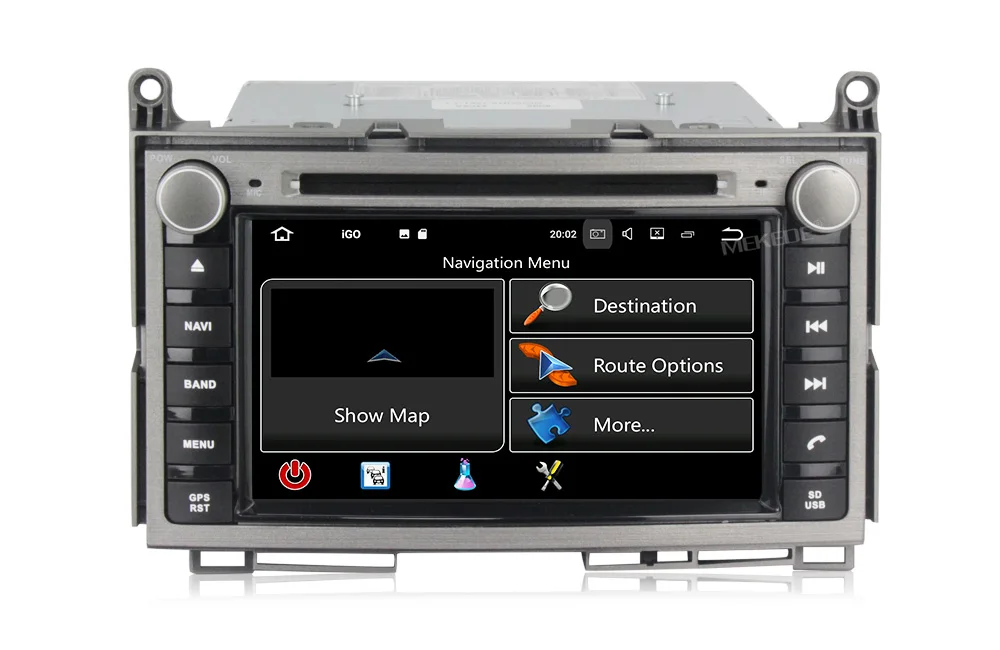Top MEKEDE free shipping Quad Core Android 8.1 car dvd player GPS navigation Radio Stereo for toyota venza 2008-2014 with wifi BT 4G 16