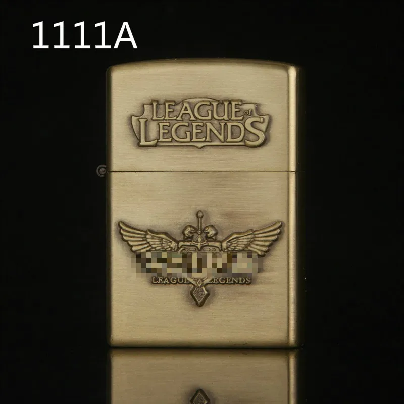 L OF L World Finals bronze heroes alliance lighter, kerosene lighter, COS Prop World Finals,Yasuo,Jayce,Anime lighter