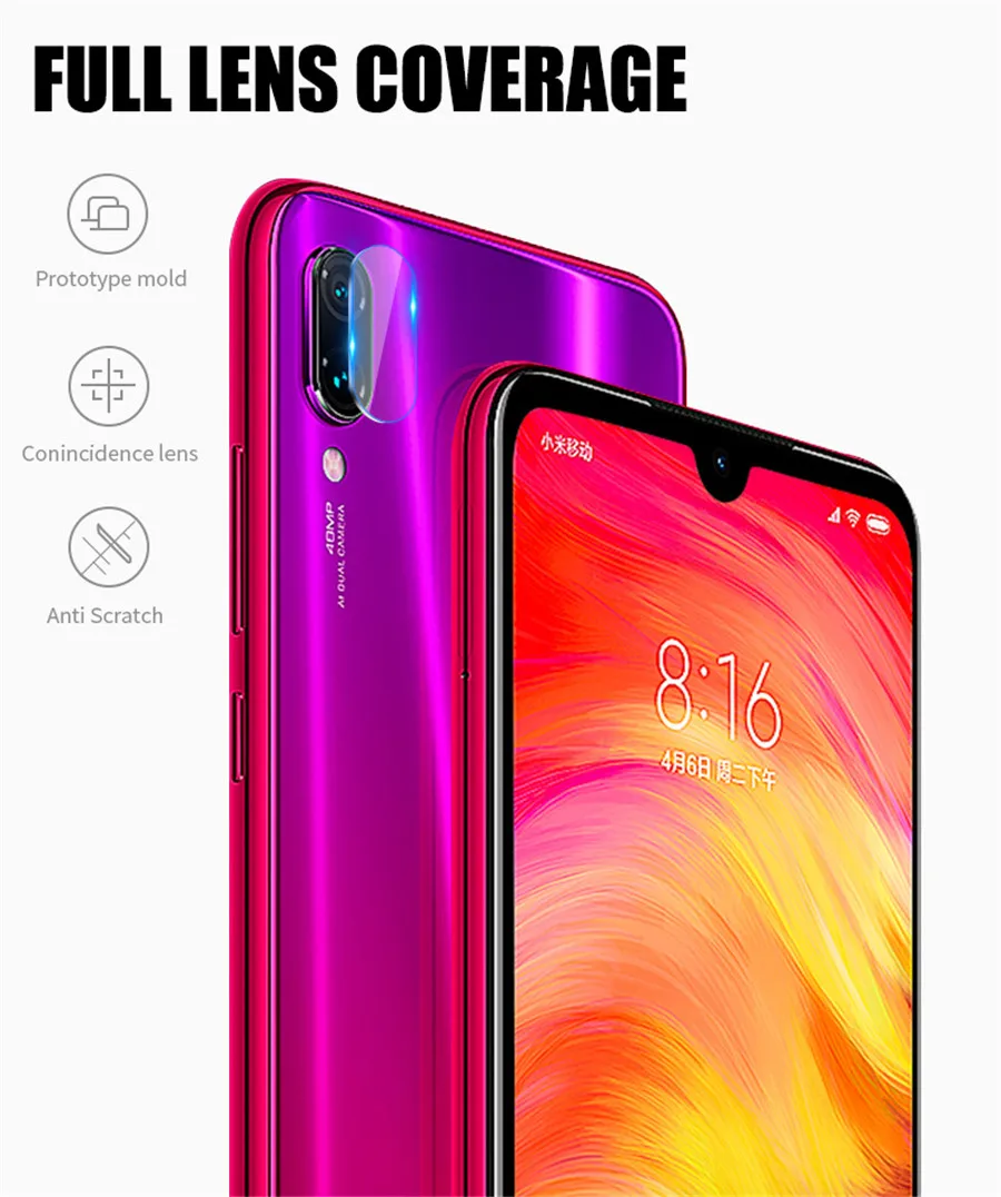 100 шт. Задняя крышка объектива камеры из закаленного стекла для Xiaomi mi 8 9 SE A2 Lite 6X9 T Red mi Note 7 5 6 Pro K20 Pocophone F1 защитная пленка