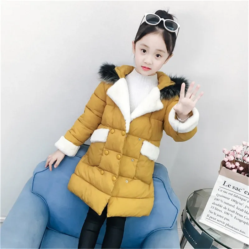 

Baby Winter Warm Coats Kids Boy Girl Thick Hooded Jacket Cotton Parka Child Padded Thermal Snowsuit Clothes 4 8 Year Kids Down