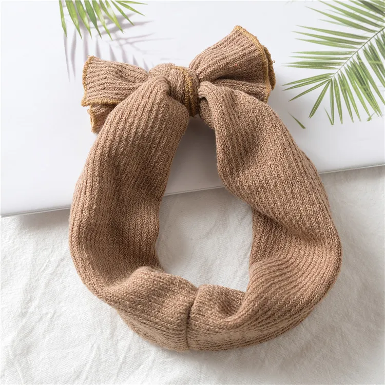 Baby turban headband girl kids Bowknot headband Hairband (13)