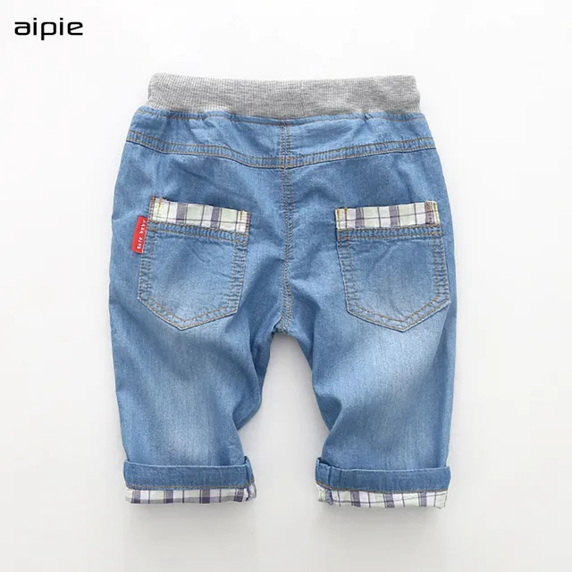 New Boy's Shorts Casual Fashion Solid color Cotton 100% Thin denim fabric Children shorts Clothing for 2-7 Years 2