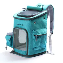 Наружная переноска для домашних животных, складная сумка для собак, рюкзак для путешествий, переносные сумки с двойным плечом, сетчатая переноска для собак