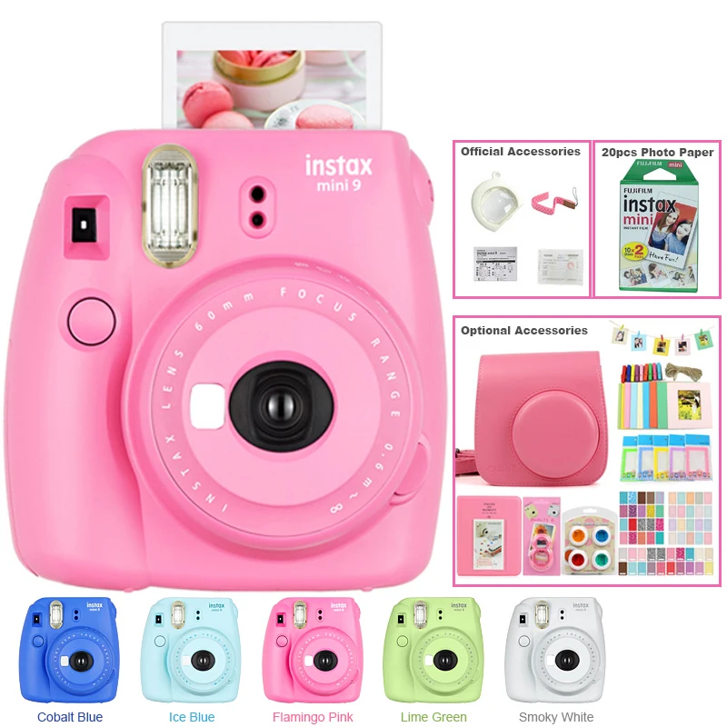 Fujifilm Instax Mini 7s фотокамера моментальной печати синий розовый черный, принимаем Fuji Fujifilm Instax Mini Films