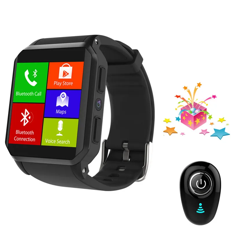 

Smart Watch men MTK6580 Bluetooth Smartwatch With heart rate monitor GPS watches for Android iOS 1.54 inch TFT screen 8GB/ROM