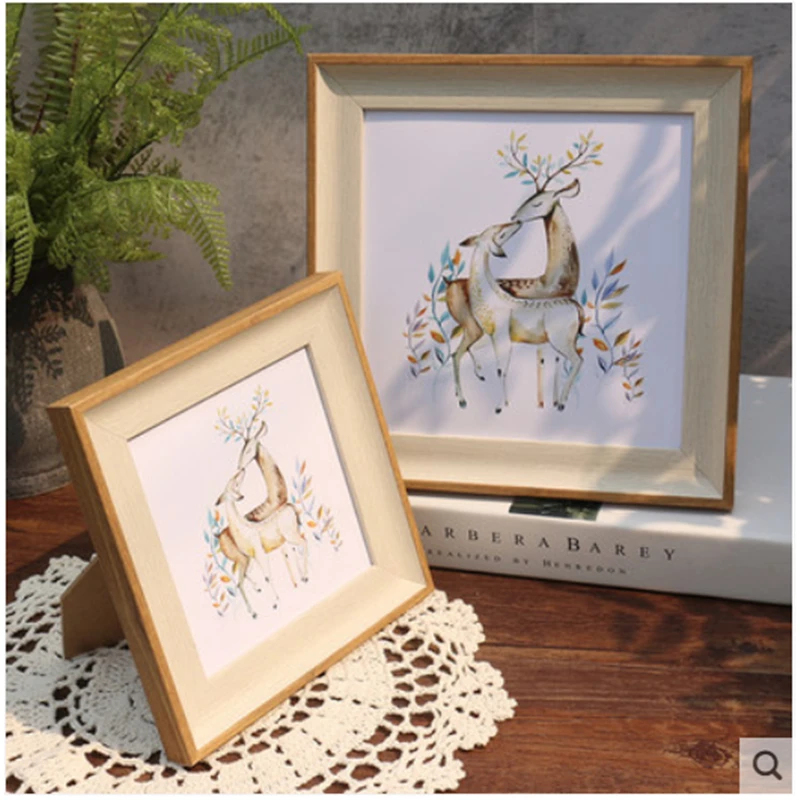 En Ligne Américain cadre photo en bois cadre photo cadre photo de mariage cadre photo Bébé cadeau décoration de La Maison 5 6 7 8 10 12 pouce