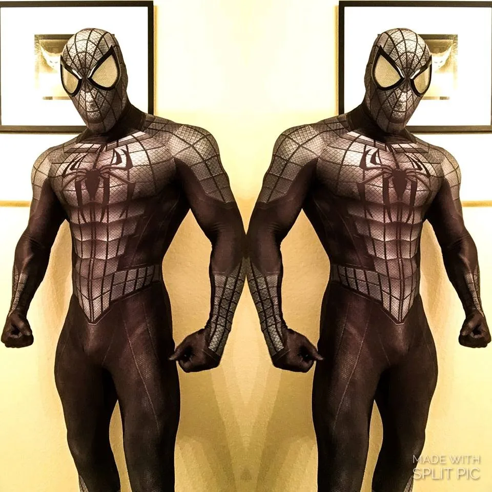 Buy Black Armour Spider Man Costume 3D Cosplay