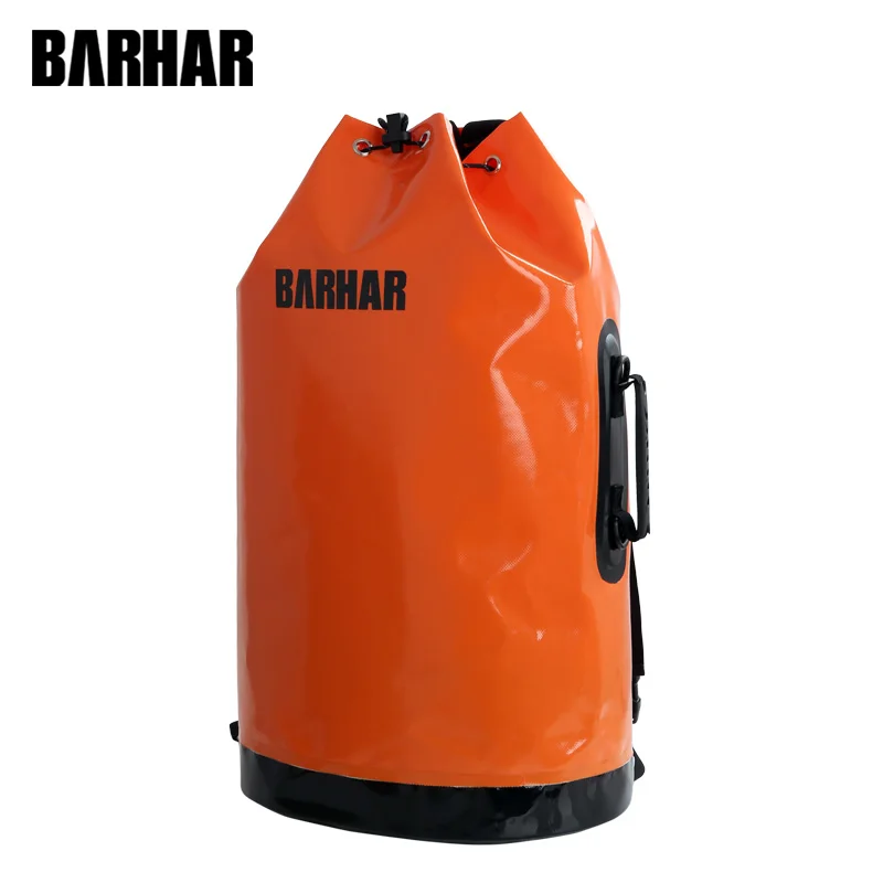 

35L PVC Canyoning Caving Backpack Movement Rock Climbing Rope Bag Drain Hole Durable Rescue Arborist Equipment Bucket BARHAR
