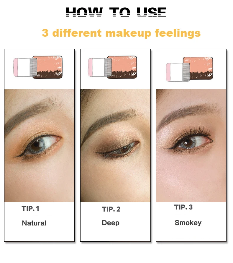 Two-Layer Two-Tone Graded Eyeshadow Palette (5)