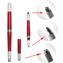 Многофункциональный Профессиональный макияж бровей ручной работы Руководство татуировка перо манера письма красный