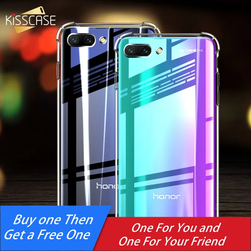 

KISSCASE Full Shockproof Phone Case For Huawei P9 P20 Lite Transparent Air Bag Silicone Case For Huawei Honor 10 9 8 Lite Coque