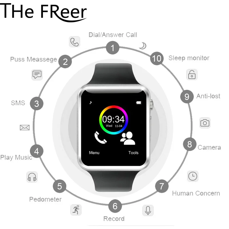 rewy a1 bluetooth 4g touch screen smart watch