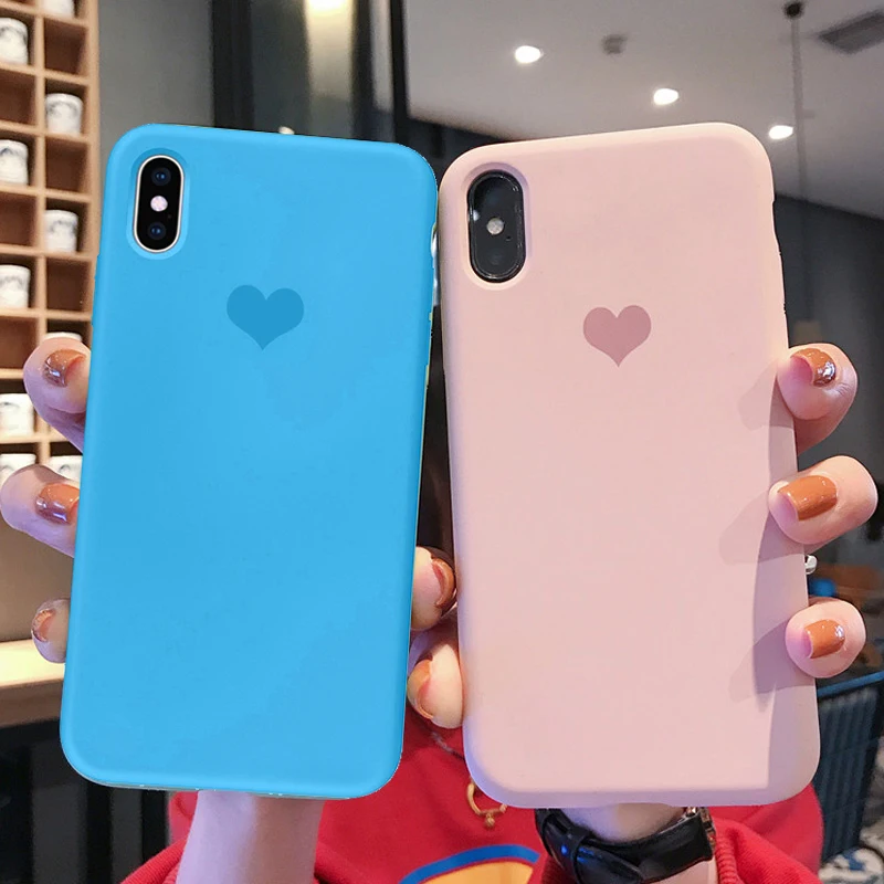 Мягкий чехол Love для iphone X 10 XR XS MAX XSmax 7 8 Plus 6 6s новый модный жидкий силиконовый с