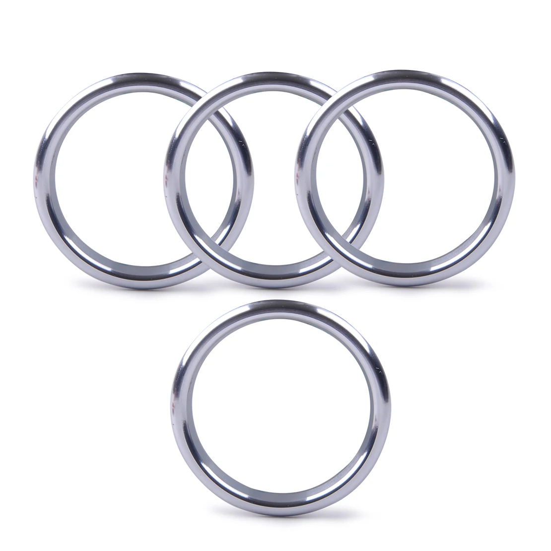 CITALL 4 шт. алюминиевый сплав приборной панели автомобиля вентиляционное отверстие выход внутри кольцо Chorme Крышка Накладка для Audi A3 8 в 2012- Q2 - Название цвета: Silver