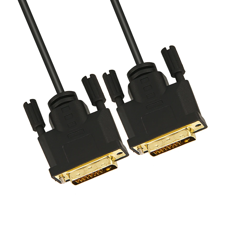 

1.8m DVI To DVI Cable Gold Plated DVI-D Cable 24+1 Male To Male M/M Connector for PC Projector