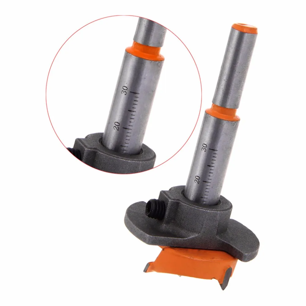 OOTDTY Cemented Carbide 35mm Hole Saw Woodworking Core Drill Bit Hinge Cutter Boring Bit Tipped Drilling Tool MY10_35 OOTDTY Cemented Carbide 35mm Hole Saw Woodworking Core Drill Bit Hinge Cutter Boring Bit Tipped Drilling Tool MY10_35