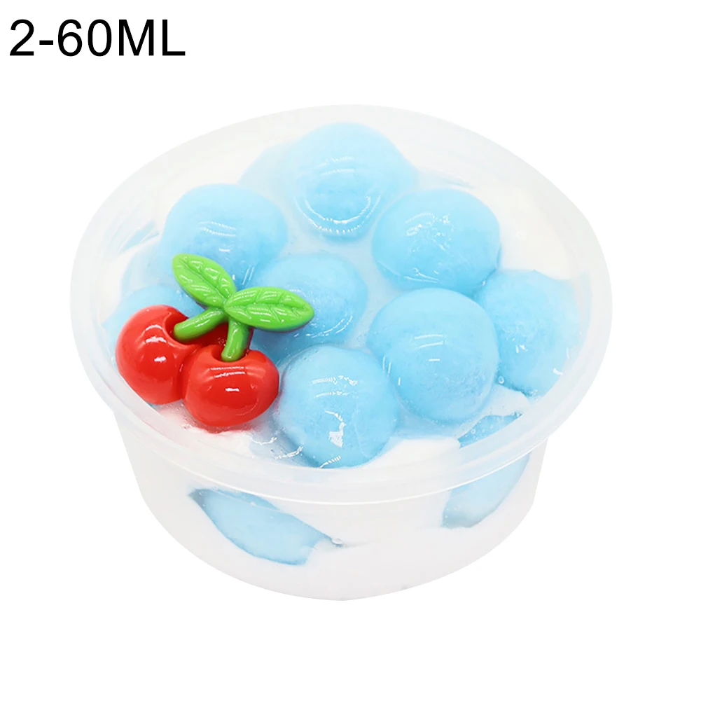 Cherry60ml 60/120 мл фруктовое мороженое ошламованная смесь алеврита и глины глина для поделок снятие стресса осадка детская игрушка - Цвет: Cherry60ml
