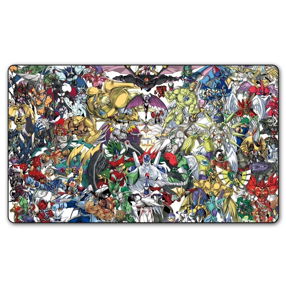 

Destiny Hero Vs Elemental Hero YGO Playmat Board Games TCG CARDS Play Mat,Custom Yu-gi-oh Design Rug Table Game Pad
