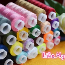 30 разных цветов швейные нитки 250 ярдов каждый как DIY Набор нитей для шитья для ручного шитья или машинного шитья нить
