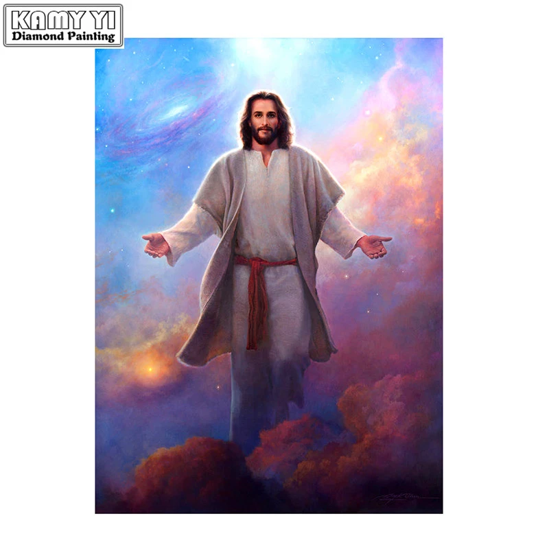 5d Diy Diamond Embroidery Cross Stitch Jesus Christ Full Square Round Diamond Mosaic Diamond Painting Decoration Hyy Diamond Painting Cross Stitch Aliexpress