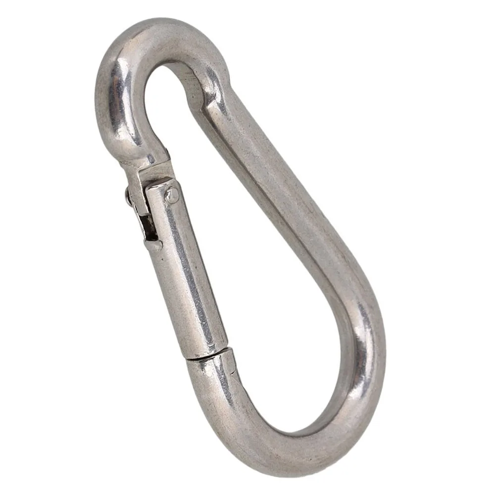 10Pcs 5Pcs Karabiner M7 M8 M9 M10 M11 M12 304 Edelstahl Schwere Bergsteigen Schnalle Schnell Link Snap haken Key-Lock Schnalle