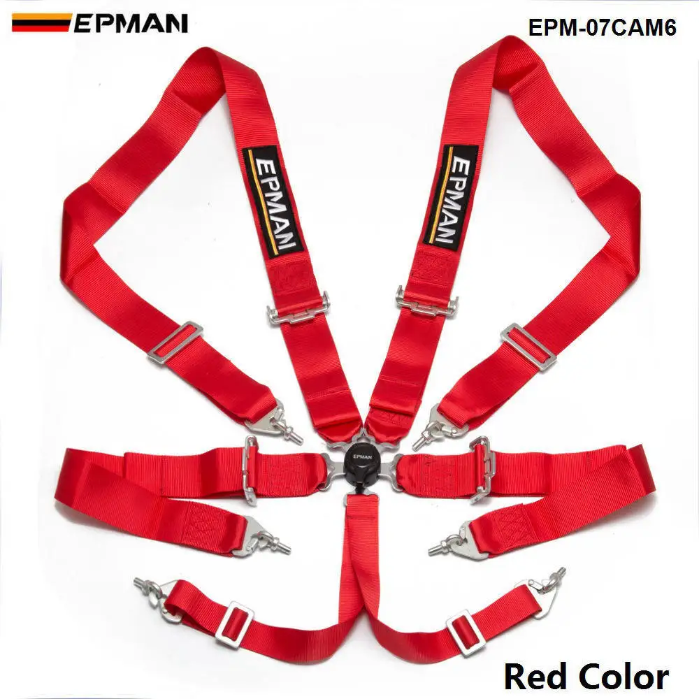 Epman Универсальный 6 точек " Camblock быстрый релиз гоночный ремень безопасности жгут EPM-07CAM6