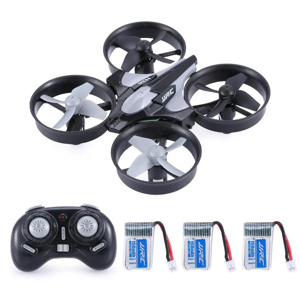 

JJR/C H36 2.4GHz 4CH 6-Axis Gyro 3D Flip RTF Aerocraft Portable Mini Drone RC Quadcopter With Headless Mode 3 Batteries