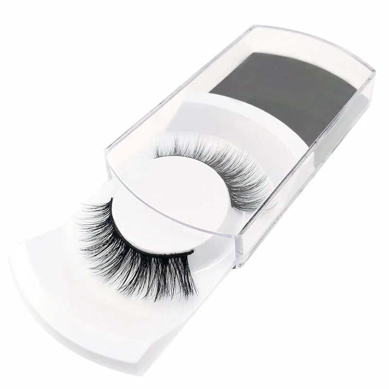 

Magnetic Eyelashes Poetry Di Shang Pin 3 Mink False Eyelash Wool To Eye End Pull Long High-grade Handmade Eyelashes 1 Install
