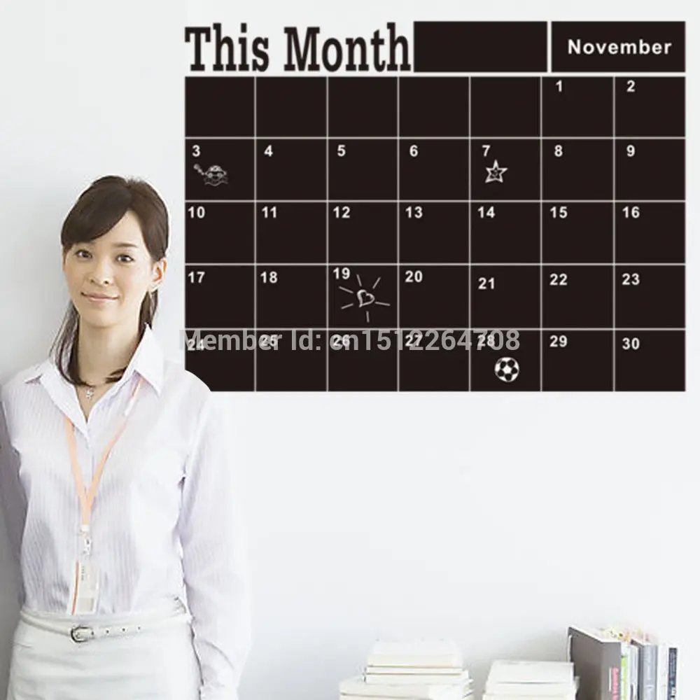 Parete lavagna calendario promozione fai spesa di articoli in ...
