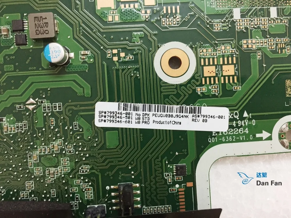 799346 001 для HP Pavilion 23 Q 27 N материнская плата AIO 501 DA0N61MB6G0 100% протестирована Полная