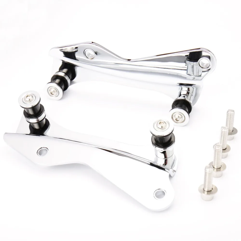 Chrome 4 Point Docking Hardware Kit For Harley Touring 2014 2015 2016