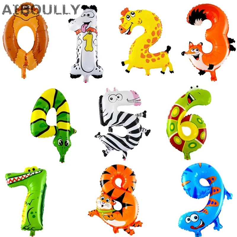 1 шт. фольгированные воздушные шары в виде животных|ballon decoration|ballons decoration birthdayballon