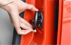 Yimaautotrims интерьер для Volkswagen T-Roc T Roc 2019 2018 пластиковый дверной замок Пряжка крышка Накладка защита комплект 4 шт./компл