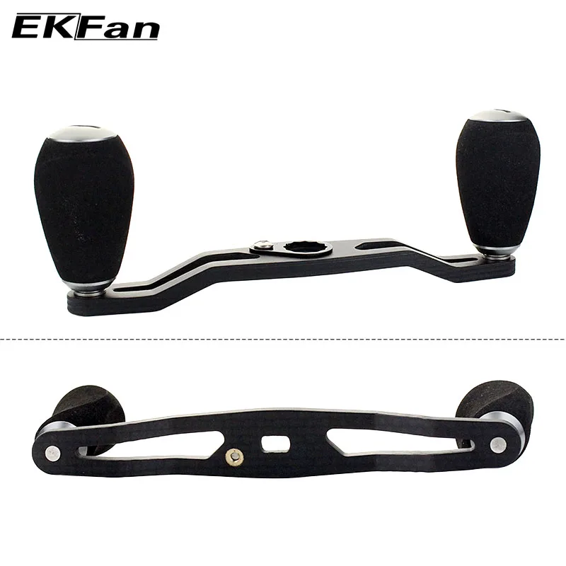 

EKFAN 7*4mm 8*5mm Carbon Fiber Fishing Reel Handle EVA Knobs For Baitcasting Fishing Reel Rocker Spinning Reel Handle