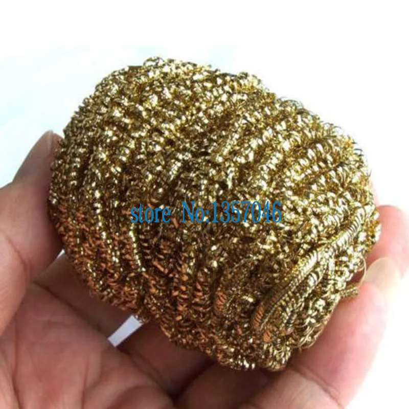 1pcs Free shipping Gold Solder Iron Tip Cleaning Ball Soldering Copper Wire Clean Ball Newball