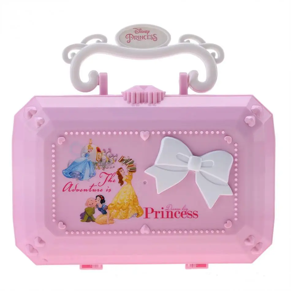 Игрушки для макияжа для девочек Дисней, безопасный нетоксичный косметический набор, игрушки принцессы для ролевых игр, косметическая коробка для девочек, детский подарок, новинка