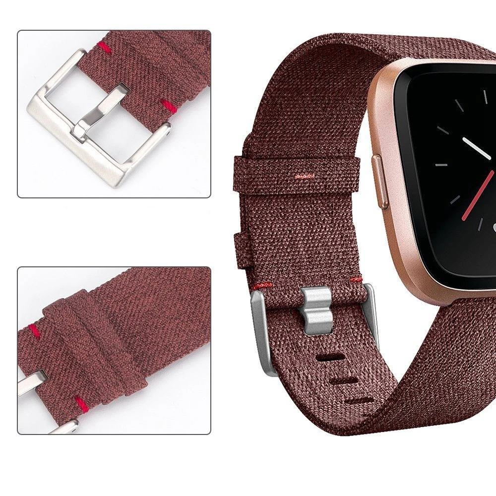 Smart Watch Band Strap For Fitbit Versa Sport bands Genuine leather wrist strap wristband Replacement Bracelet watchband belt (6)