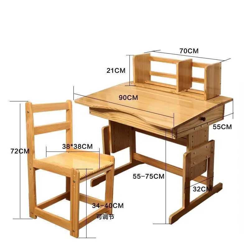 Pupitre Tableau Enfant Infantil Estudio Meja Belajar Estudar Kinder Tafel Tablo деревянный стол для детей - Цвет: Number 1