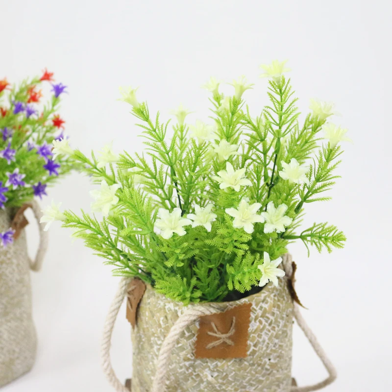 JAROWN Artificial Plastic Lily Fake Bouquet Wedding Feast Decorations Ramos De Flores Home Office Decor Simulation Flowers (9)
