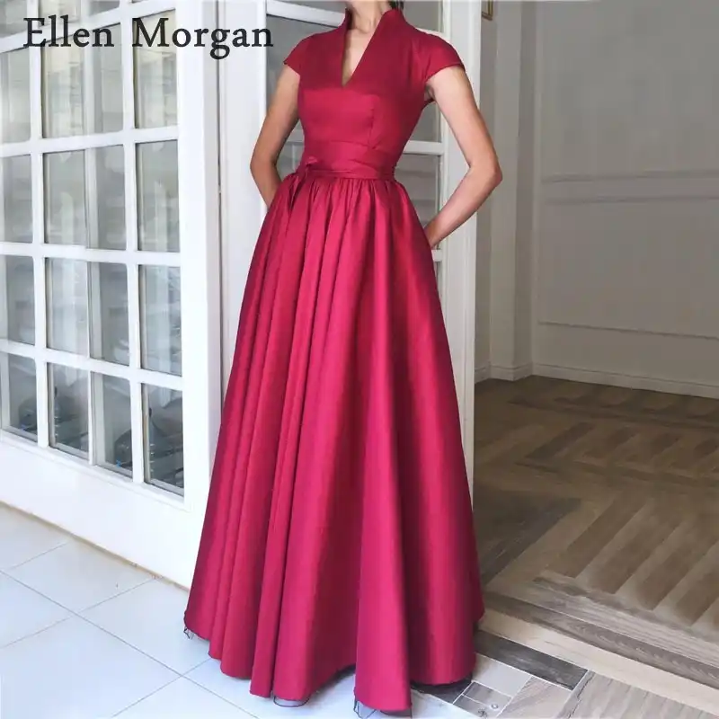 taffeta evening dresses