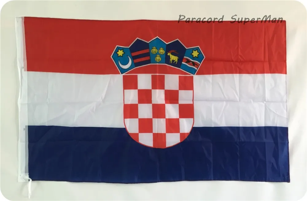 CRO флаг баннер 3 x5ft висит полиэстер Хорватия баннер ФЛАГ 150x90 см для празднования Кубка мира/активности офис/домашний