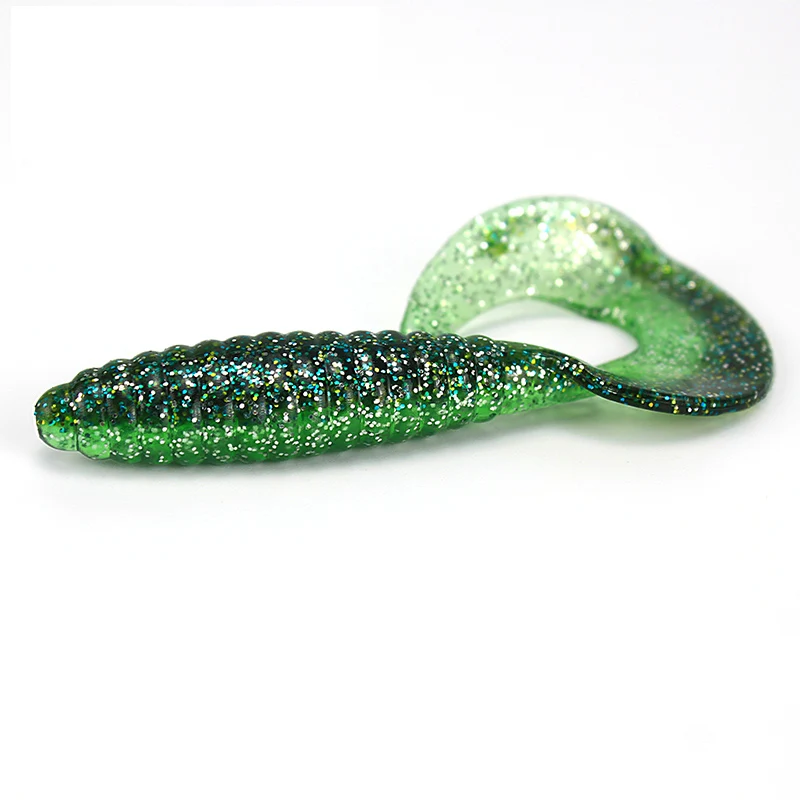 NOEBY-6-pcs-lot-Soft-Lure-60mm-3-8g-U-shape-Tail-Wobbler-Jigging-Fishing-Bait
