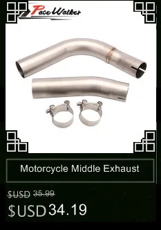 Motorcycle Exhaust middle pipe for YAMAHA R3- without exhaust