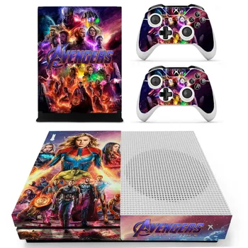 

The Avengers Endgame Iron Man Skin Sticker Decal For Xbox One S Console and Controllers for Xbox One Slim Skin Stickers Vinyl