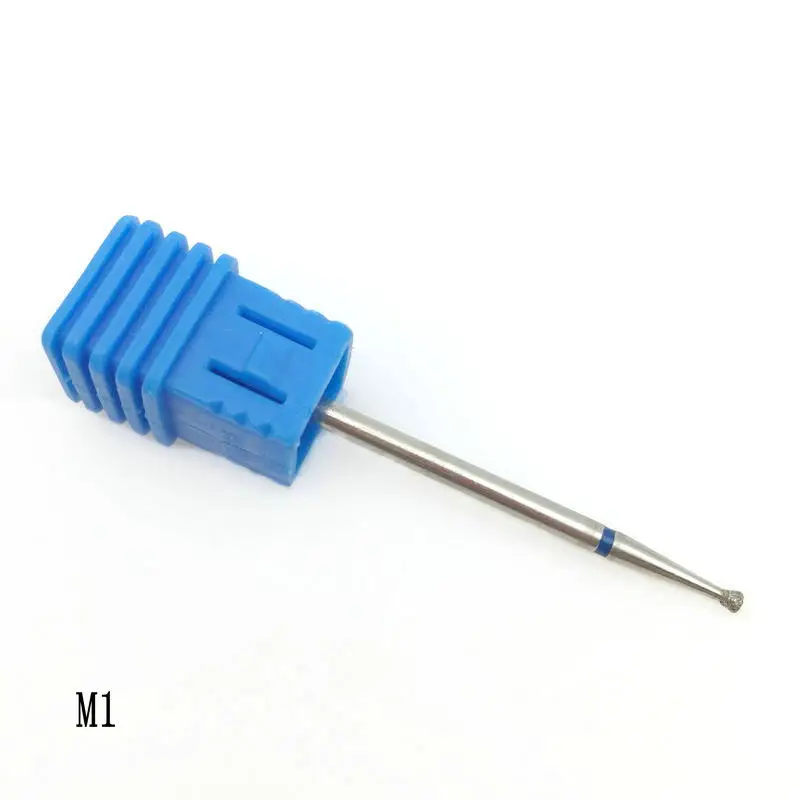 Алмазное сверло для ногтей 18 Тип 3/32 фрезерный маникюрный резак для педикюра Электрический станок инструмент для дизайна ногтей сверло - Цвет: M1