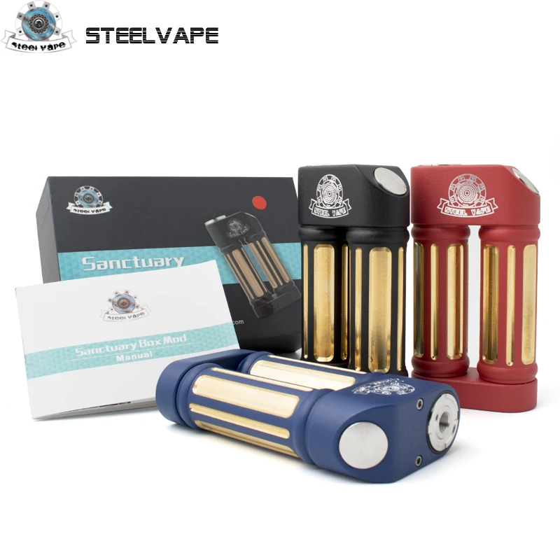 Бокс мод Steelvape вейпы модный поддержка двойной батареи 18650 электронная Сигарета RDA