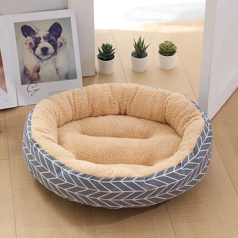 40 стилей, модная кровать для собак с принтом для маленьких и средних собак, теплое нескользящее одеяло для домашних животных, домашняя осенне-зимняя Вельветовая кровать для домашних животных