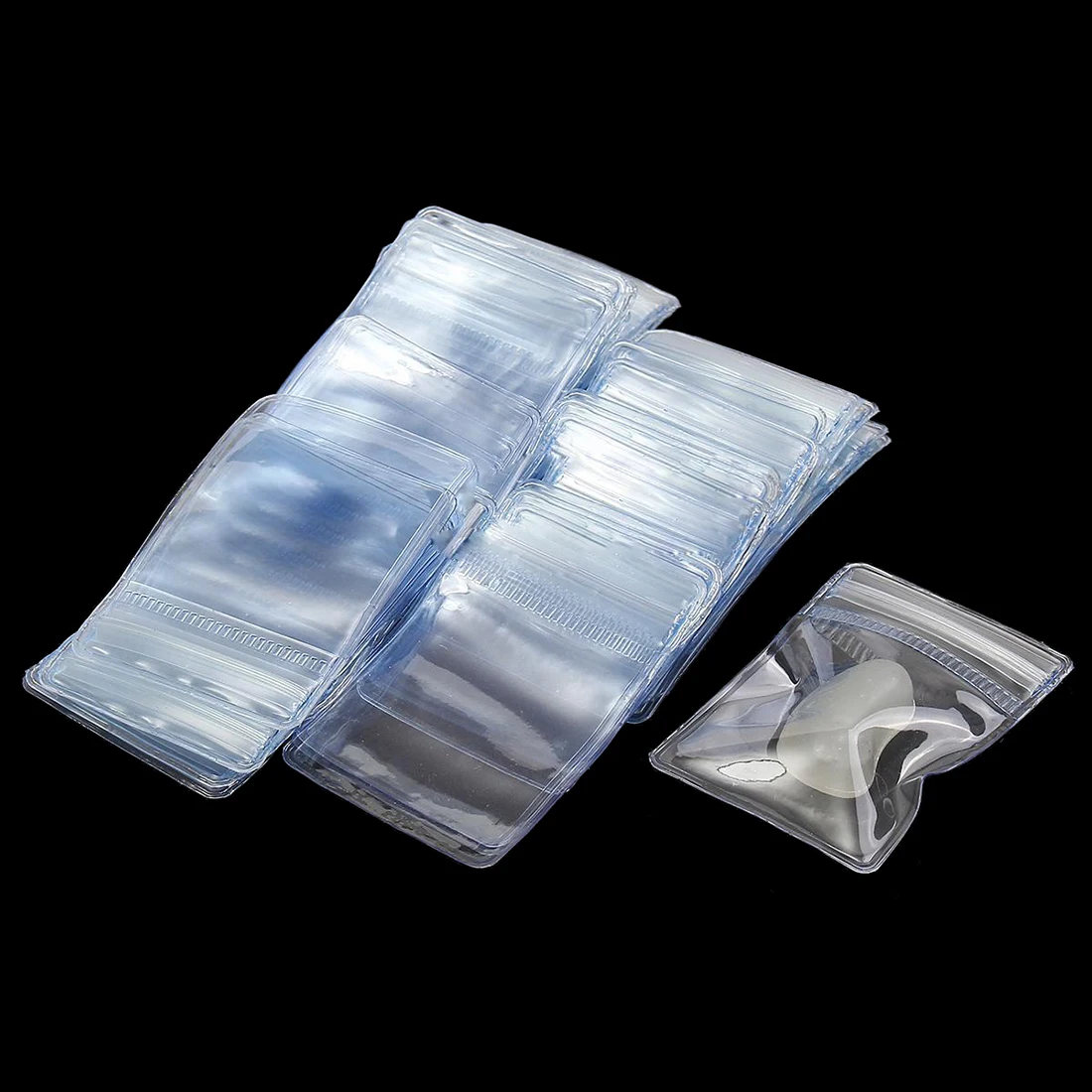 Perfect 50pc 6x7cm Ziplock Bags Clear Poly Bag Reclosable Plastic Small