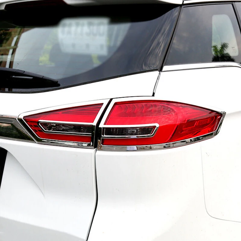 

For Proton X70 2018 2019 ABS Plastic Chrome Accessories Car Tail lights rear lamps protector Decoration frame cover Trim